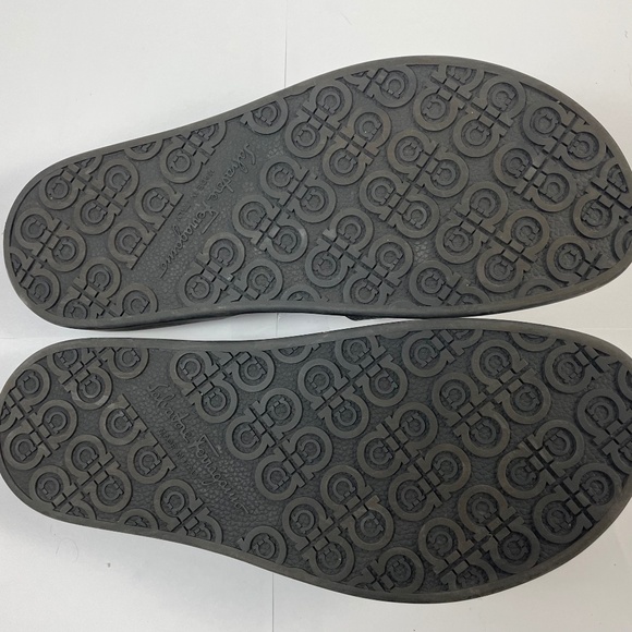 Ferragamo Men\'s Size 7 7.5 Amos Slide Logo Sandals main image 5